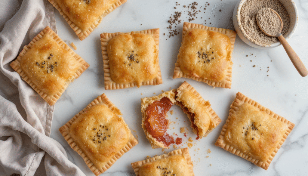 Easy Homemade Protein Packed Pop Tarts – healthy, high-protein snack or breakfast! Gluten-free friendly & customizable with your favourite fillings.